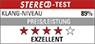 Отличная оценка по результатам теста журнала STEREO (Германия)